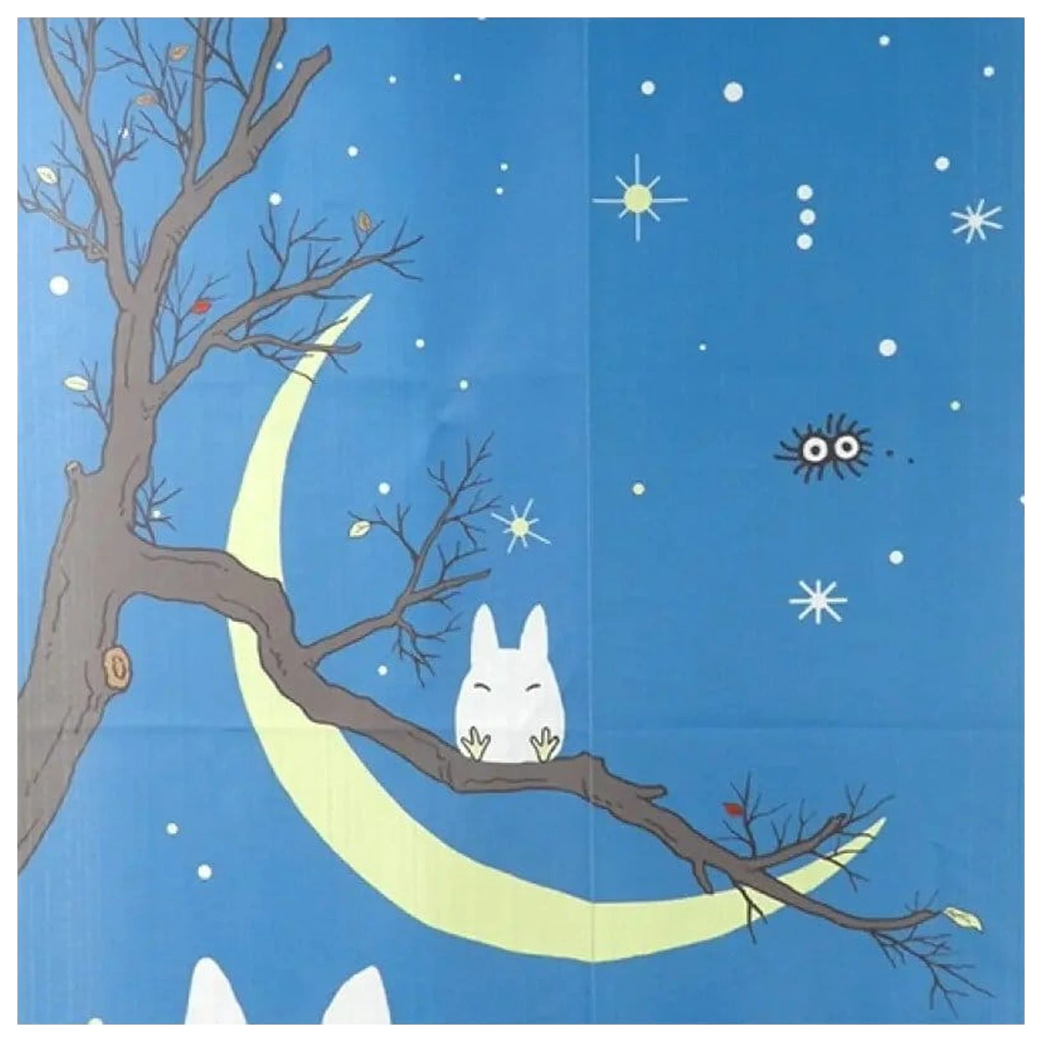 My Neighbor Totoro Noren zavesa Totoro & snowman fotografija izdelka