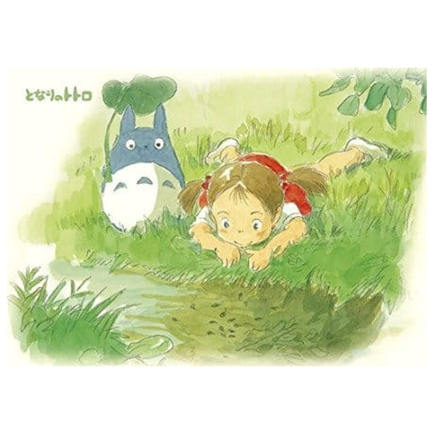 My Neighbor Totoro Puzzle in stojalo By the little stream (150 kosov) fotografija izdelka