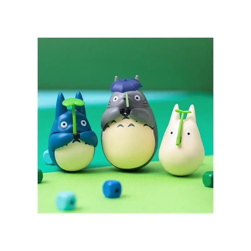 My Neighbor Totoro Figurica z okroglim dnom Big Totoro z listom 7 cm fotografija izdelka