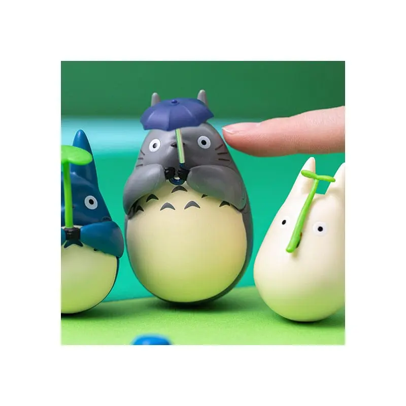 My Neighbor Totoro Figurica z okroglim dnom Big Totoro z listom 7 cm fotografija izdelka