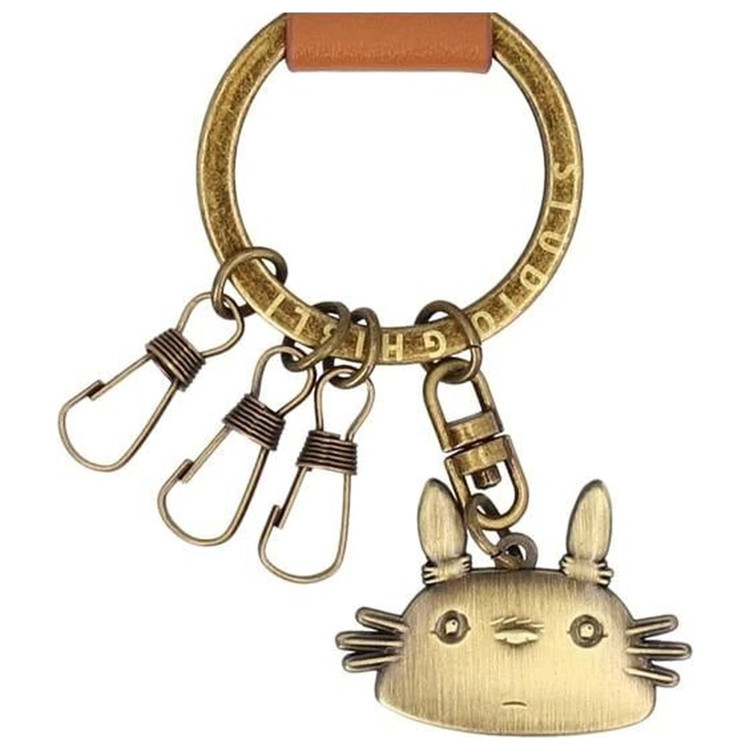 My Neighbor Totoro Totoro Usnjena/kovinska Keychain fotografija izdelka