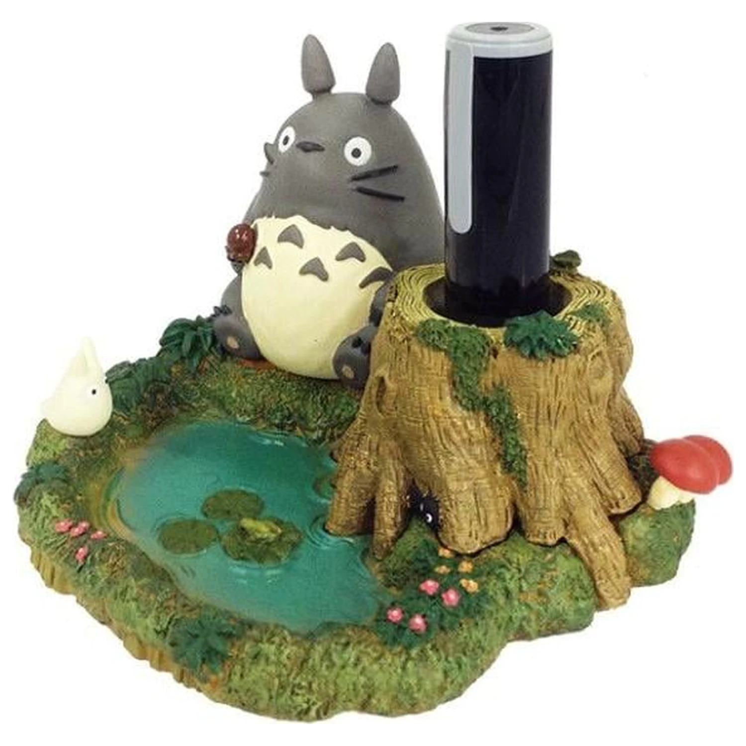 My Neighbor Totoro Totoro ob ribniku figurica držalo za svinčnike fotografija izdelka