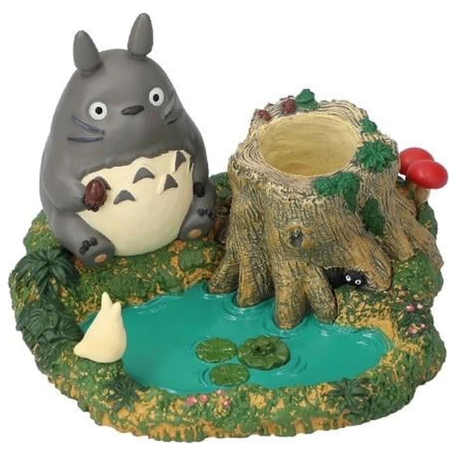 My Neighbor Totoro Totoro ob ribniku figurica držalo za svinčnike fotografija izdelka