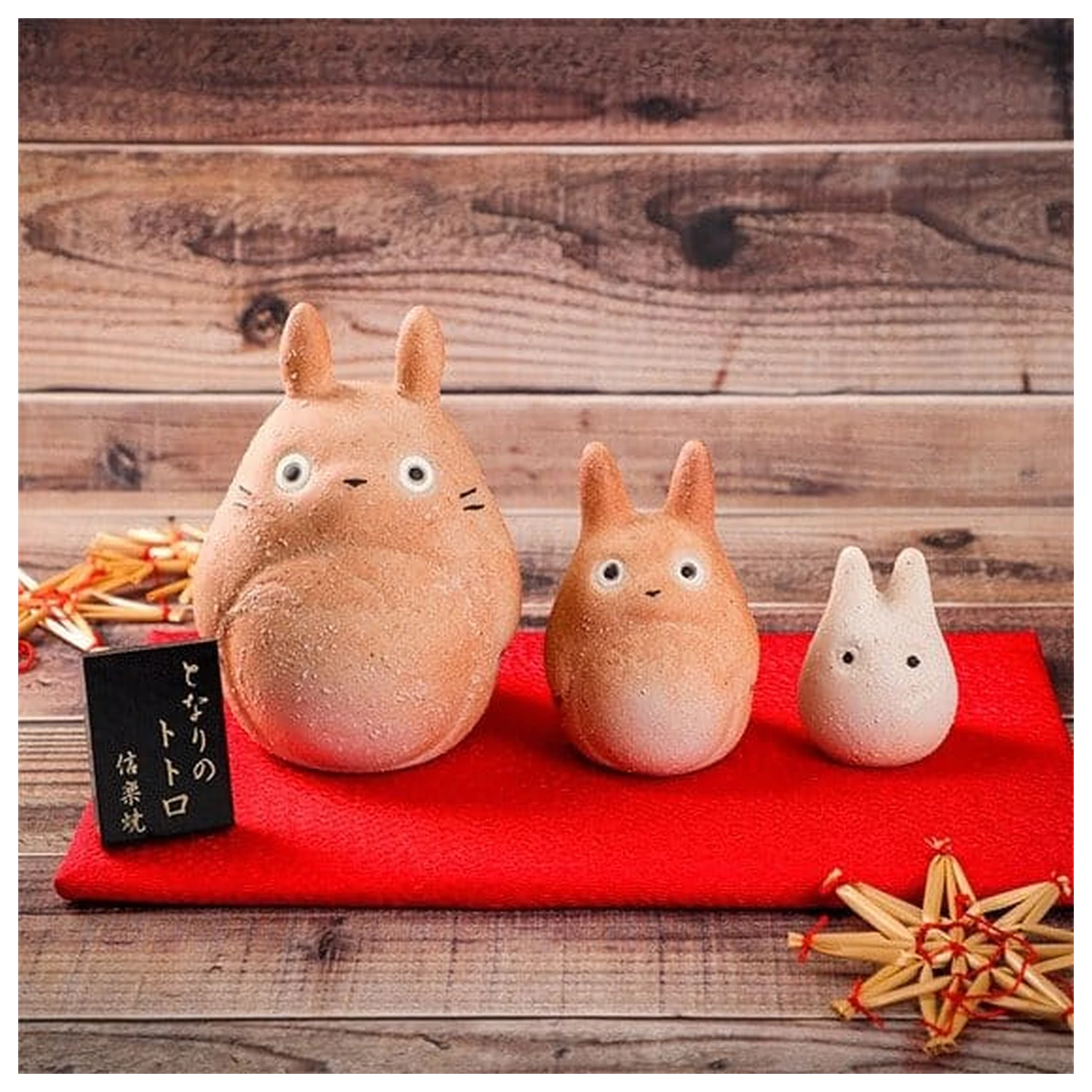 My Neighbor Totoro Statue 3-Pack Totoro Shigaraki fotografija izdelka