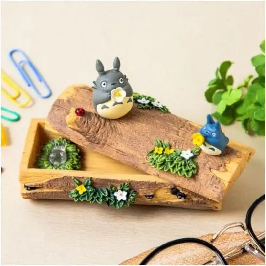 My Neighbor Totoro diorama / škatla za shranjevanje Totoro Trumpet 8 cm fotografija izdelka