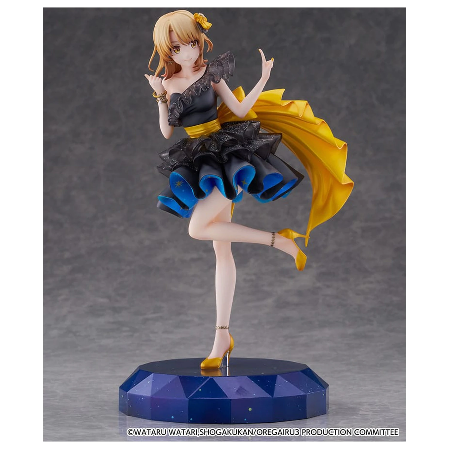My Youth Romantic Comedy Is Wrong As I Expected. Final SHIBUYA SCRAMBLE FIGURE PVC kip 1/7 Iroha Isshiki Starry Dress Ver. 24 cm fotografija izdelka