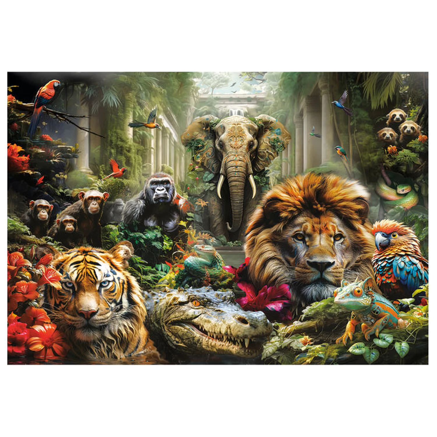 Mystic Jungle sestavljanka 1000 kosov fotografija izdelka