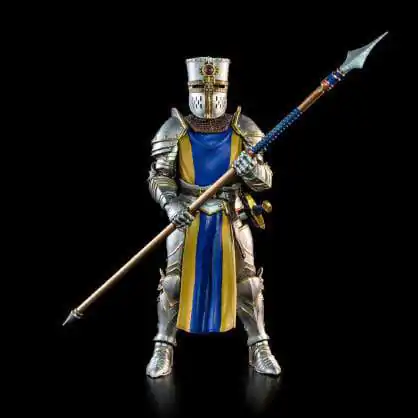 Mythic Legions: Ashes of Agbendor Akcijska Figura Blue Shield Solider Deluxe Gradbeni Set fotografija izdelka