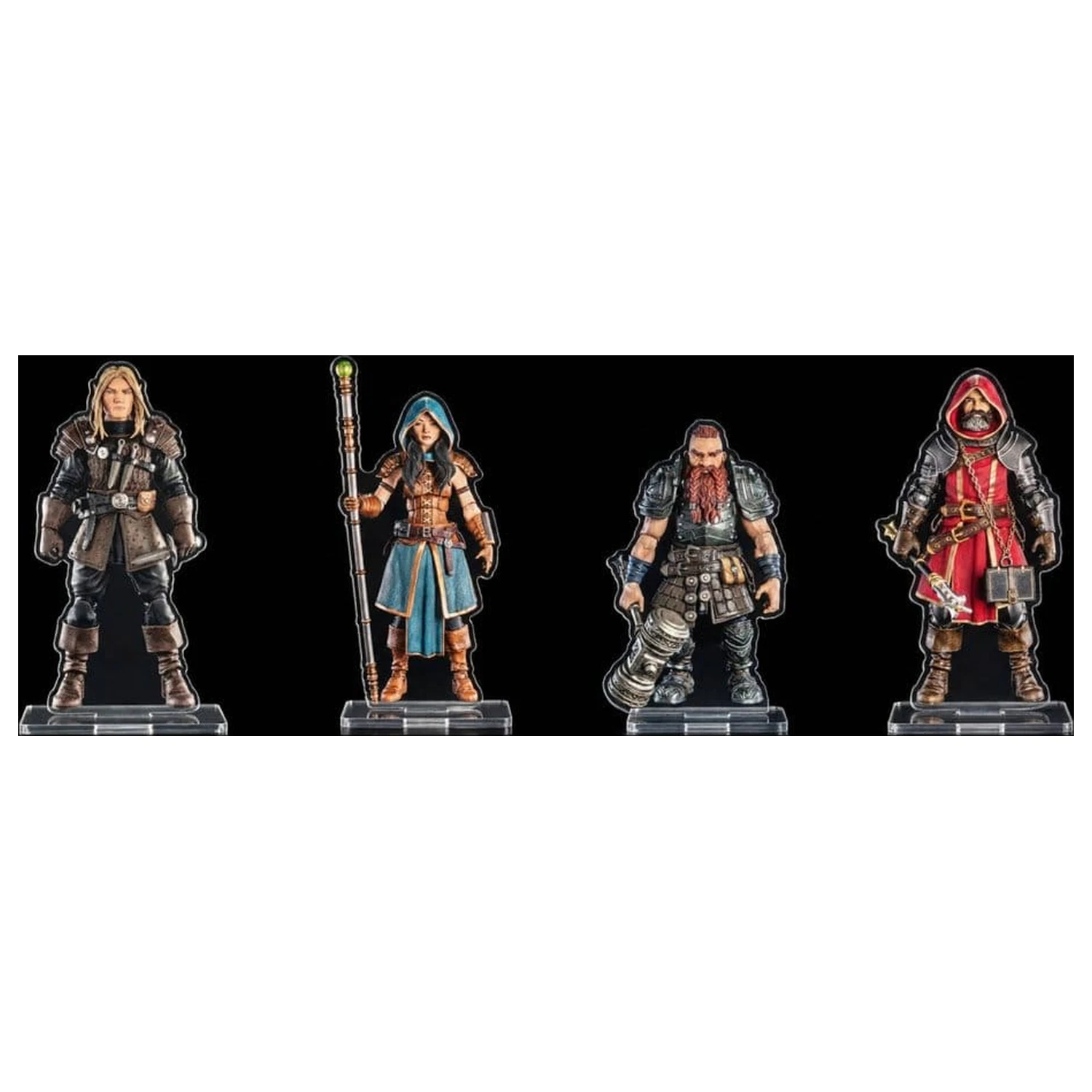 Mythic Legions Akrilni Standees 4-paket Heroic Set A 3 cm fotografija izdelka