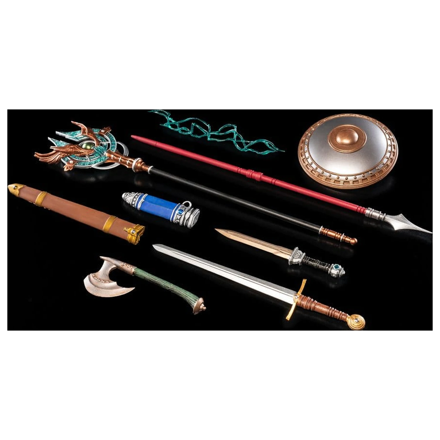 Mythic Legions akcijska figura dodatek Heroic Weapons Pack fotografija izdelka