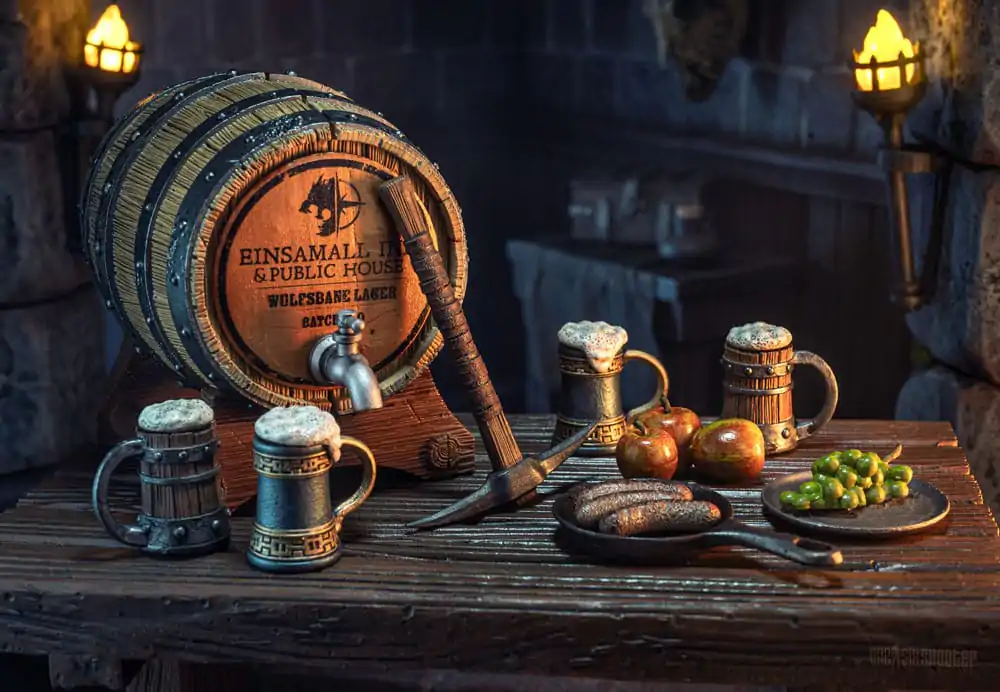 Mythic Legions Horror of Einsamall akcijska figura dodatek Einsamall Inn & Public House set dodatkov fotografija izdelka