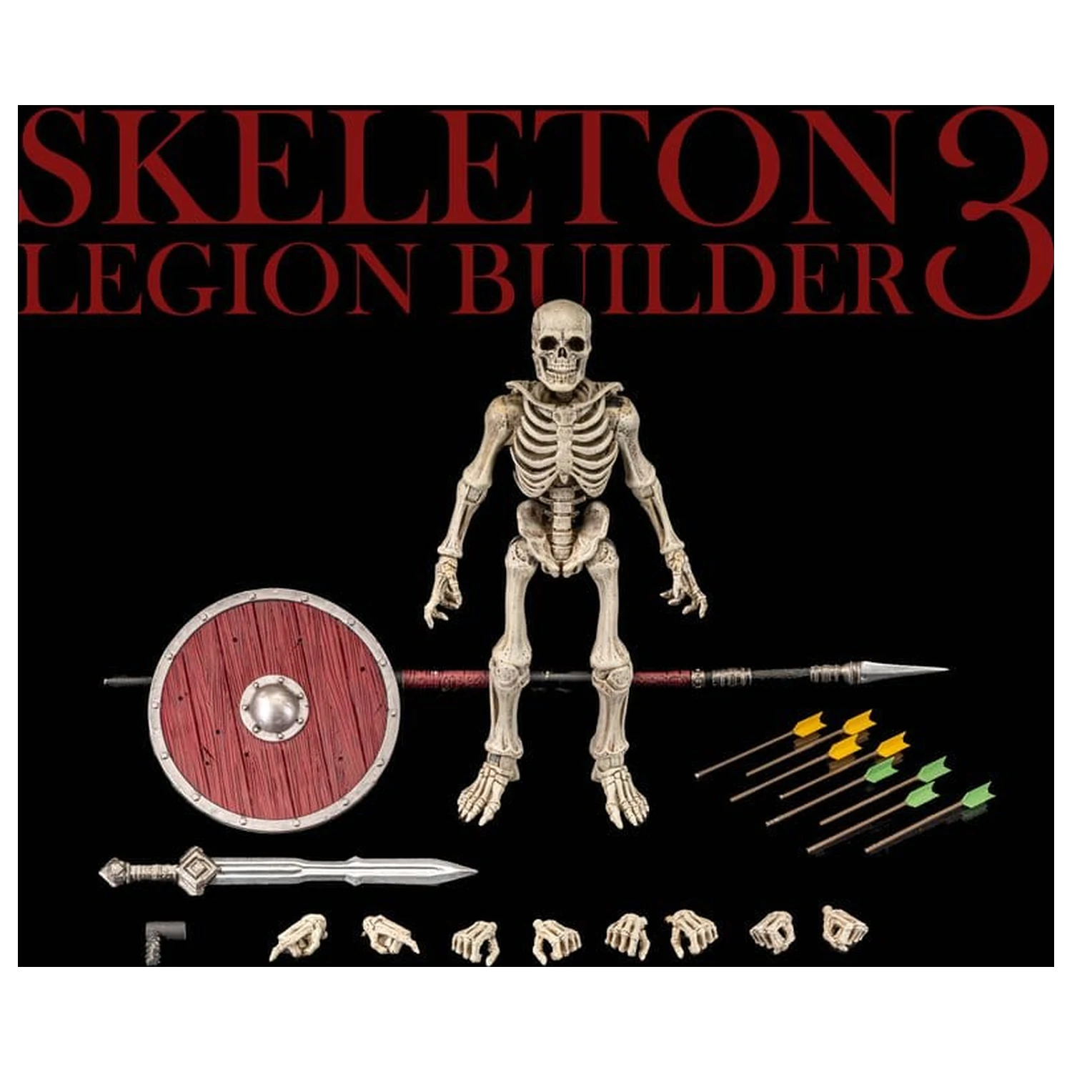 Mythic Legions: Reinforcement 3 Akcijska figura Skeleton Legion Builder 3 fotografija izdelka