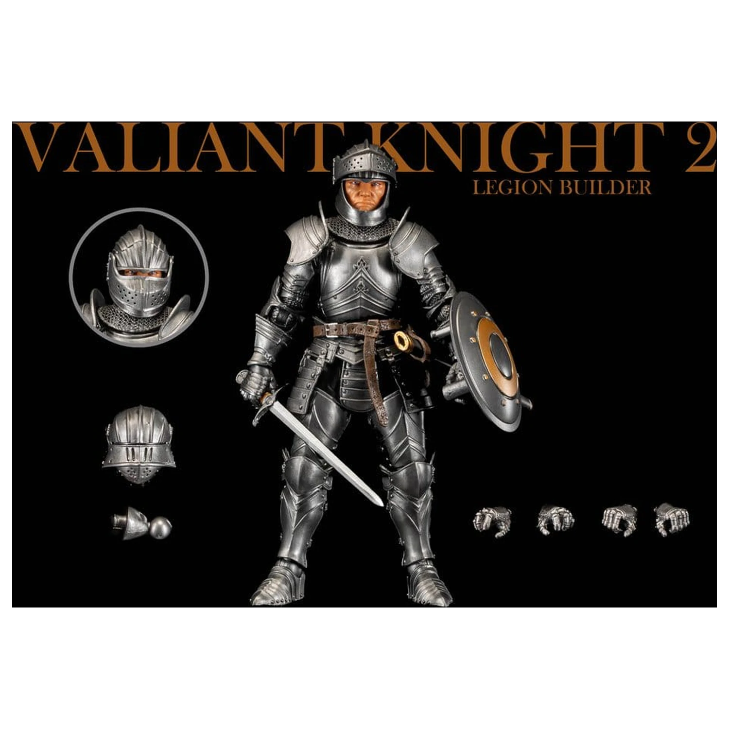 Mythic Legions: Reinforcement 3 akcijska figura Valiant Knight 2 Legion Builder fotografija izdelka