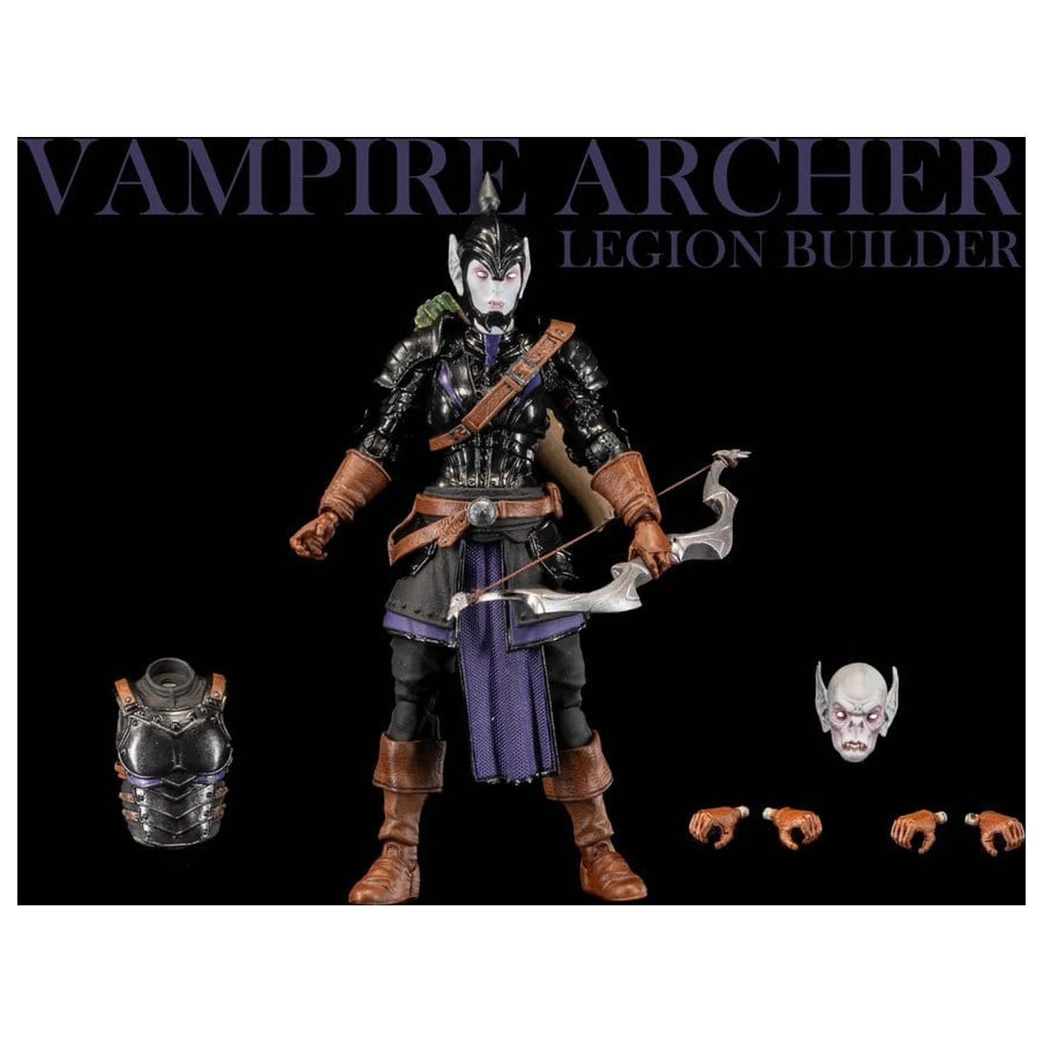 Mythic Legions: Reinforcement 3 Akcijska figura Vampir Lokostrelec Graditelj Legij fotografija izdelka
