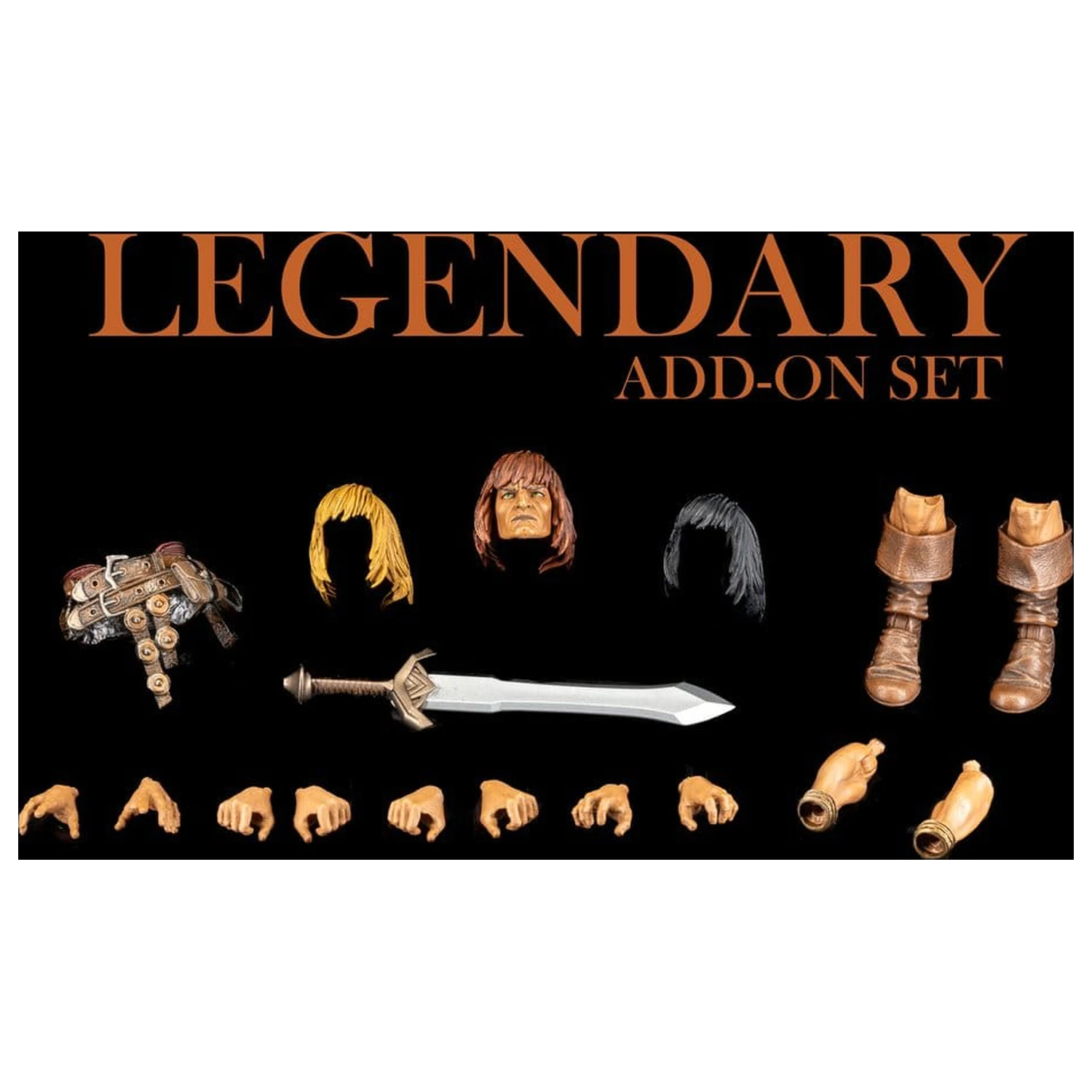 Mythic Legions: Reinforcement 3 Pripomoček za akcijsko figurico Legendary Add-On Set fotografija izdelka