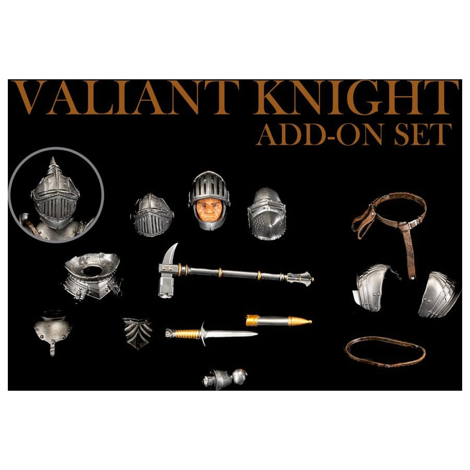 Mythic Legions: Reinforcement 3 Pripomoček za akcijsko figuro Valiant Knight dodatek Set fotografija izdelka