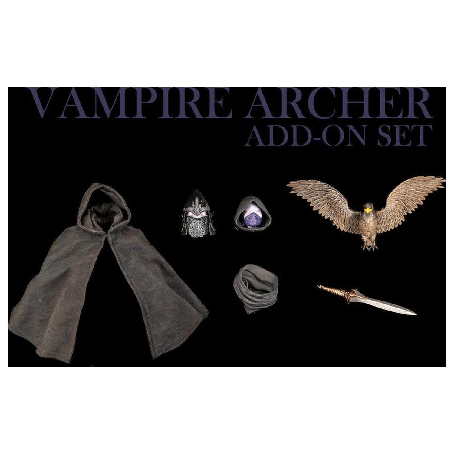 Mythic Legions: Reinforcement 3 Pripomoček za akcijsko figuro Vampire Archer Add-On Set fotografija izdelka