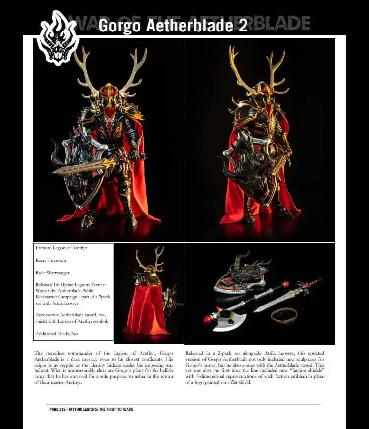 Mythic Legions: The First 10 Year Knjiga s trdo vezavo fotografija izdelka