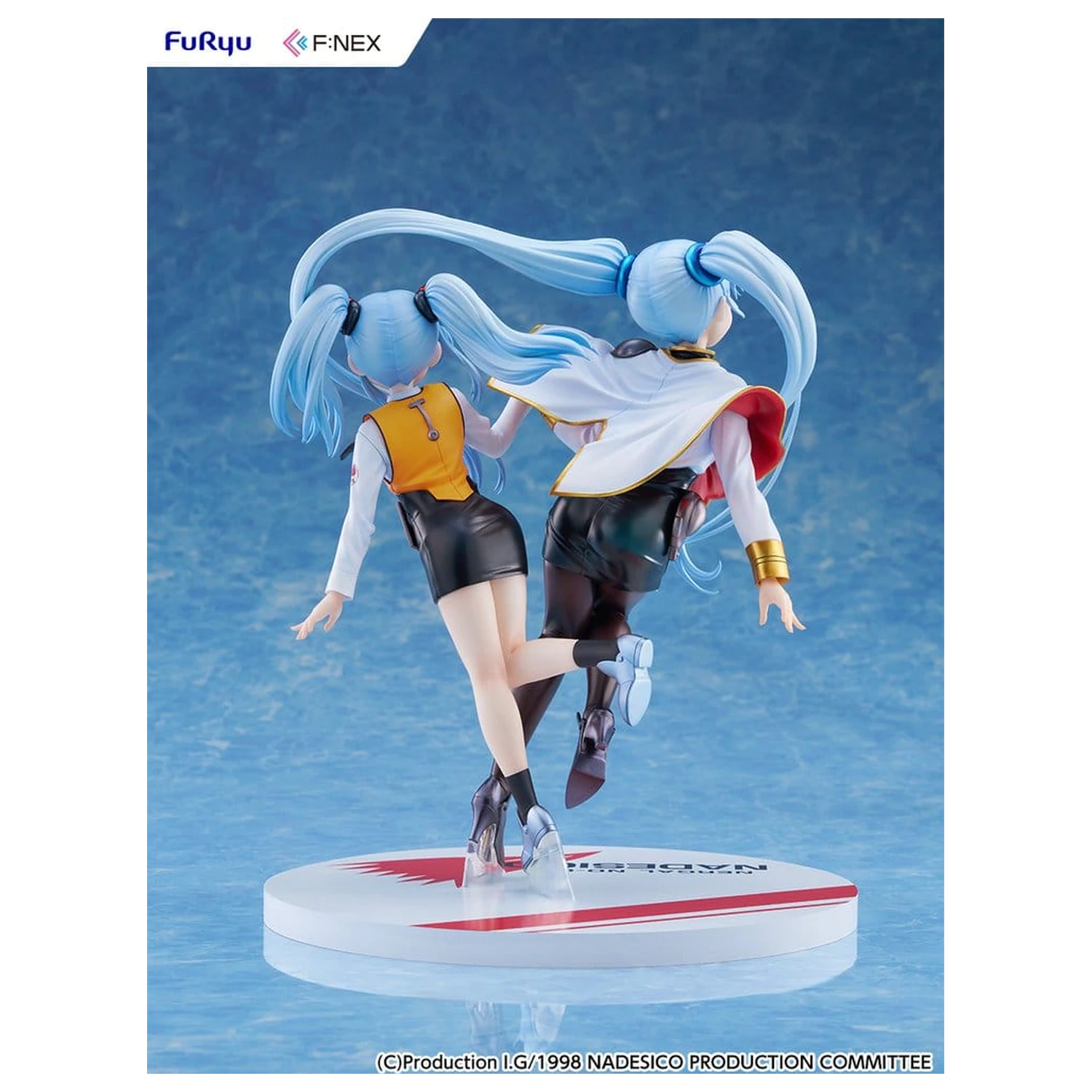 Nadesico the movie The prince of darkness PVC figura 1/7 Ruri Hoshino double ruriruri Ver. 22 cm fotografija izdelka