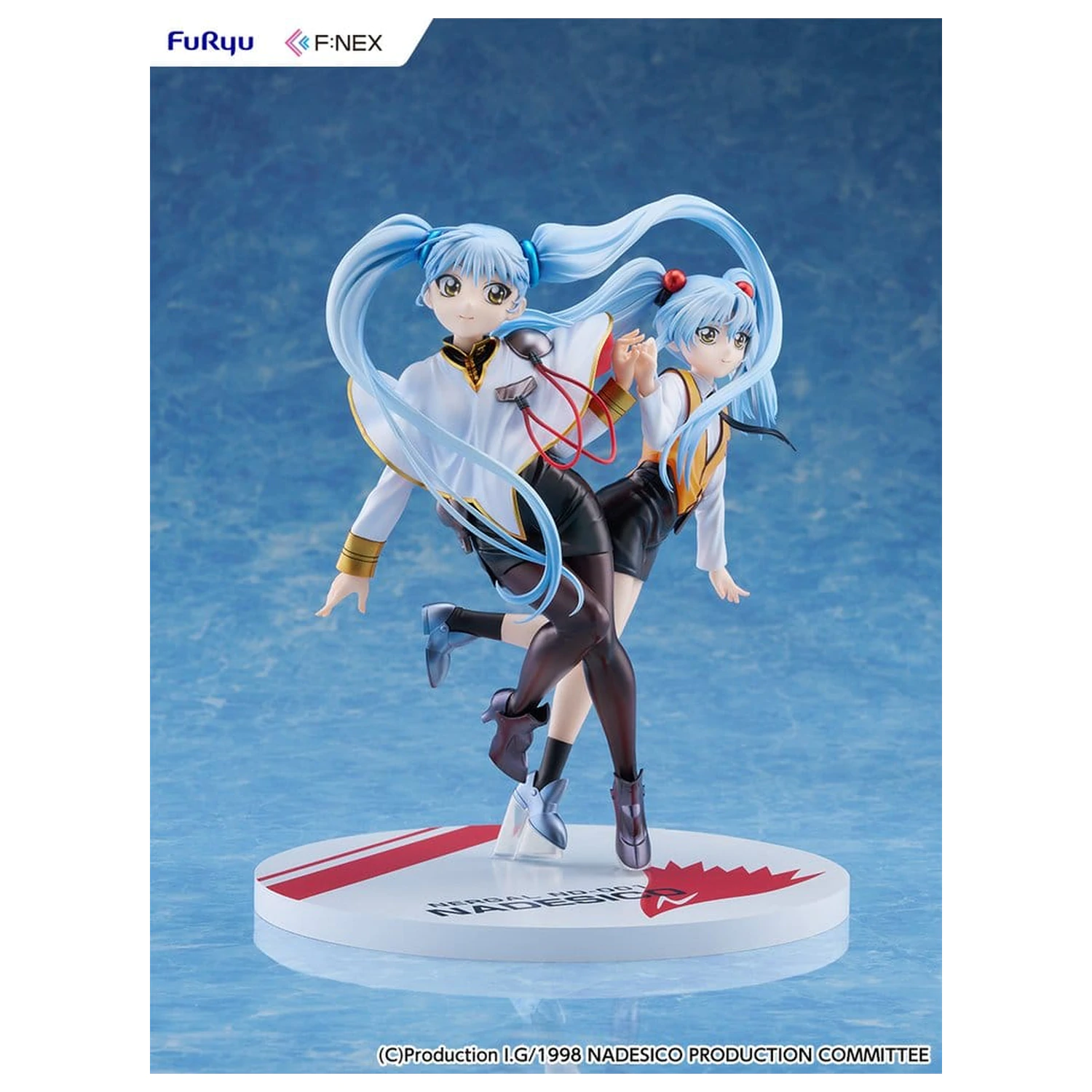 Nadesico the movie The prince of darkness PVC figura 1/7 Ruri Hoshino double ruriruri Ver. 22 cm fotografija izdelka