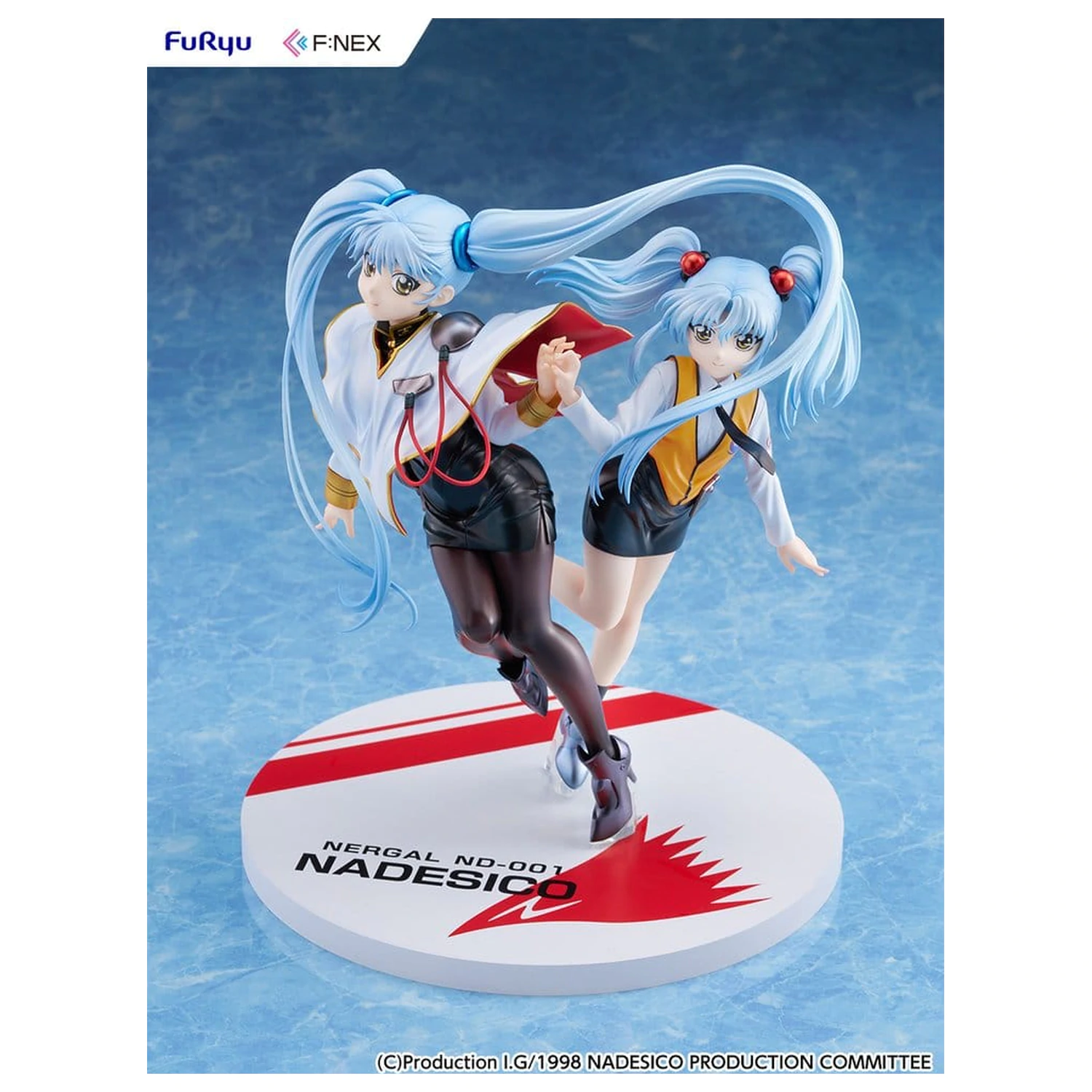 Nadesico the movie The prince of darkness PVC figura 1/7 Ruri Hoshino double ruriruri Ver. 22 cm fotografija izdelka