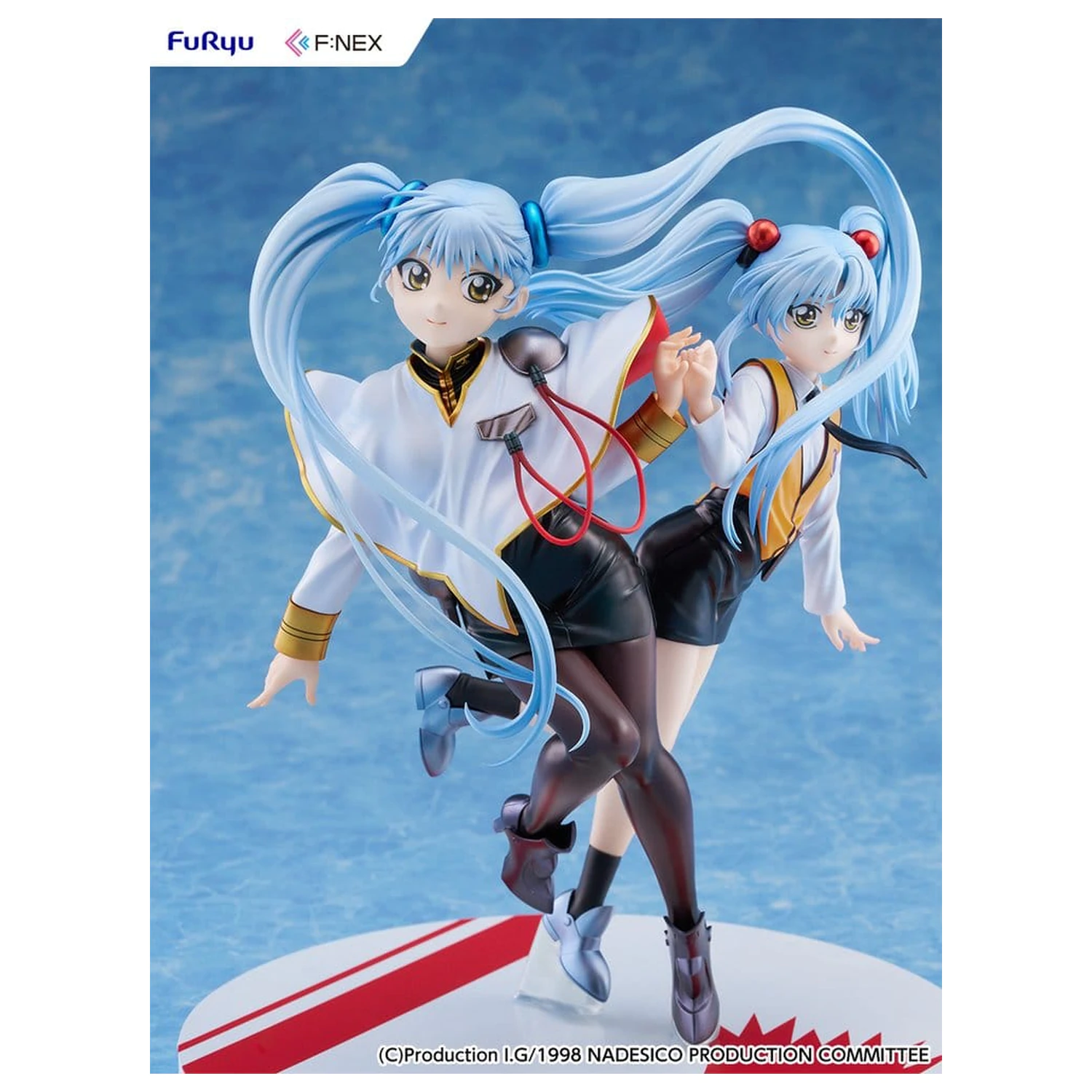 Nadesico the movie The prince of darkness PVC figura 1/7 Ruri Hoshino double ruriruri Ver. 22 cm fotografija izdelka