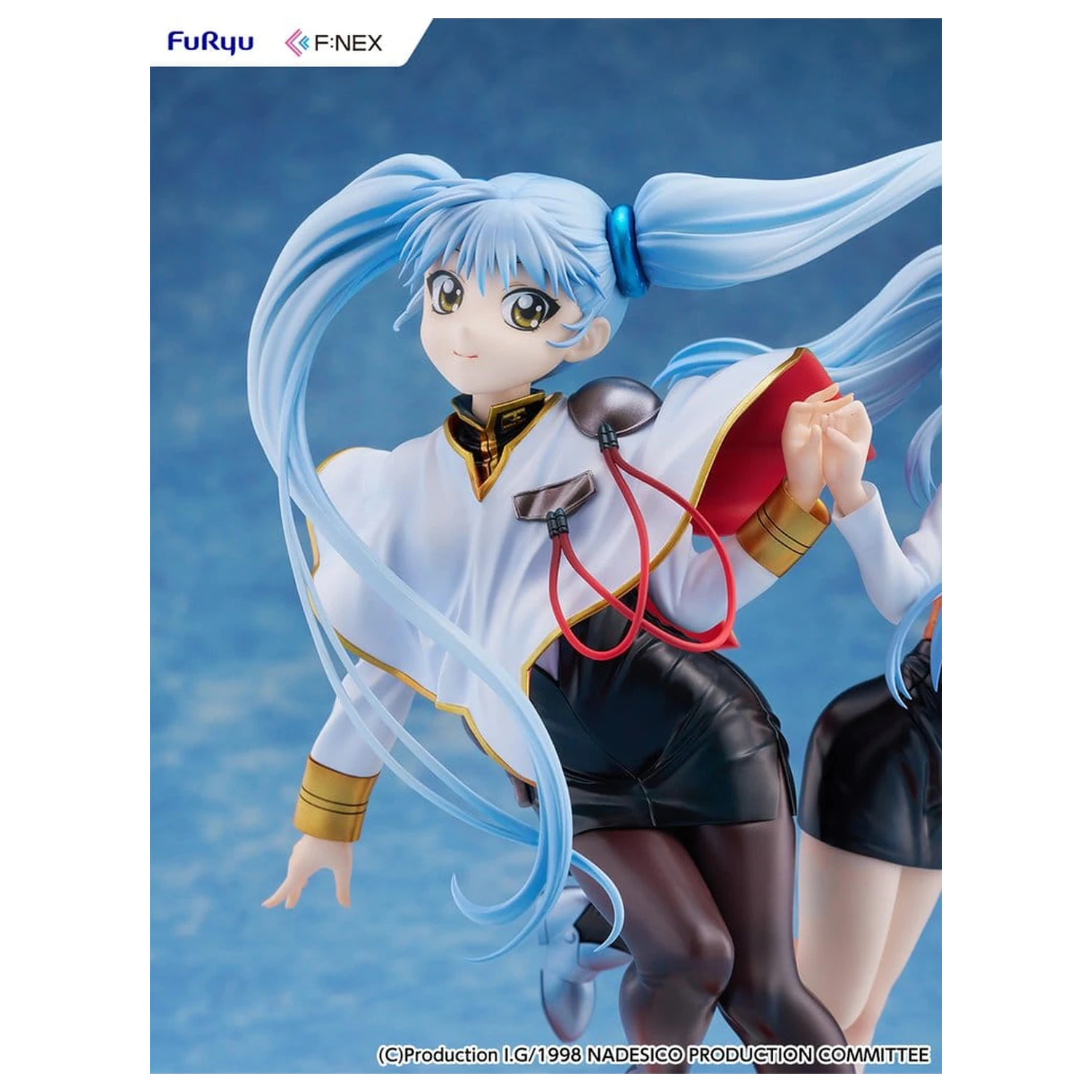 Nadesico the movie The prince of darkness PVC figura 1/7 Ruri Hoshino double ruriruri Ver. 22 cm fotografija izdelka