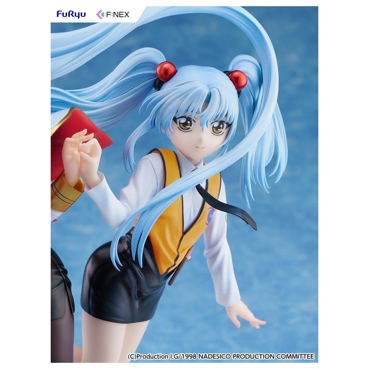 Nadesico the movie The prince of darkness PVC figura 1/7 Ruri Hoshino double ruriruri Ver. 22 cm fotografija izdelka