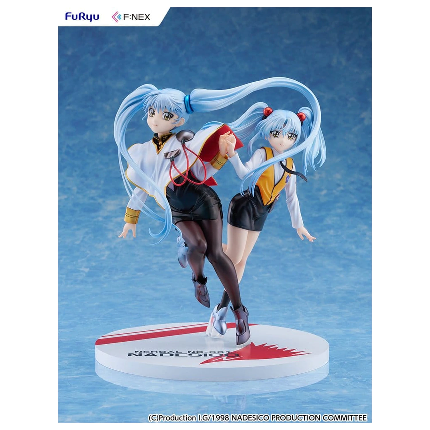 Nadesico the movie The prince of darkness PVC figura 1/7 Ruri Hoshino double ruriruri Ver. 22 cm fotografija izdelka