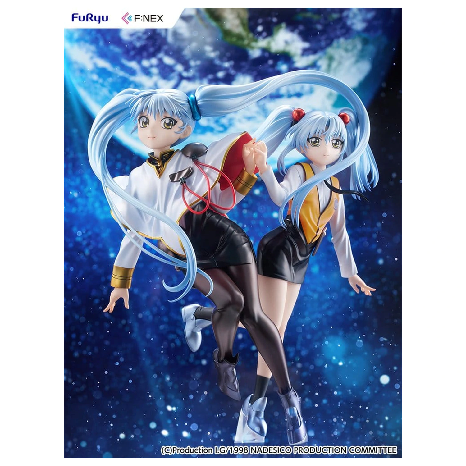 Nadesico the movie The prince of darkness PVC figura 1/7 Ruri Hoshino double ruriruri Ver. 22 cm fotografija izdelka