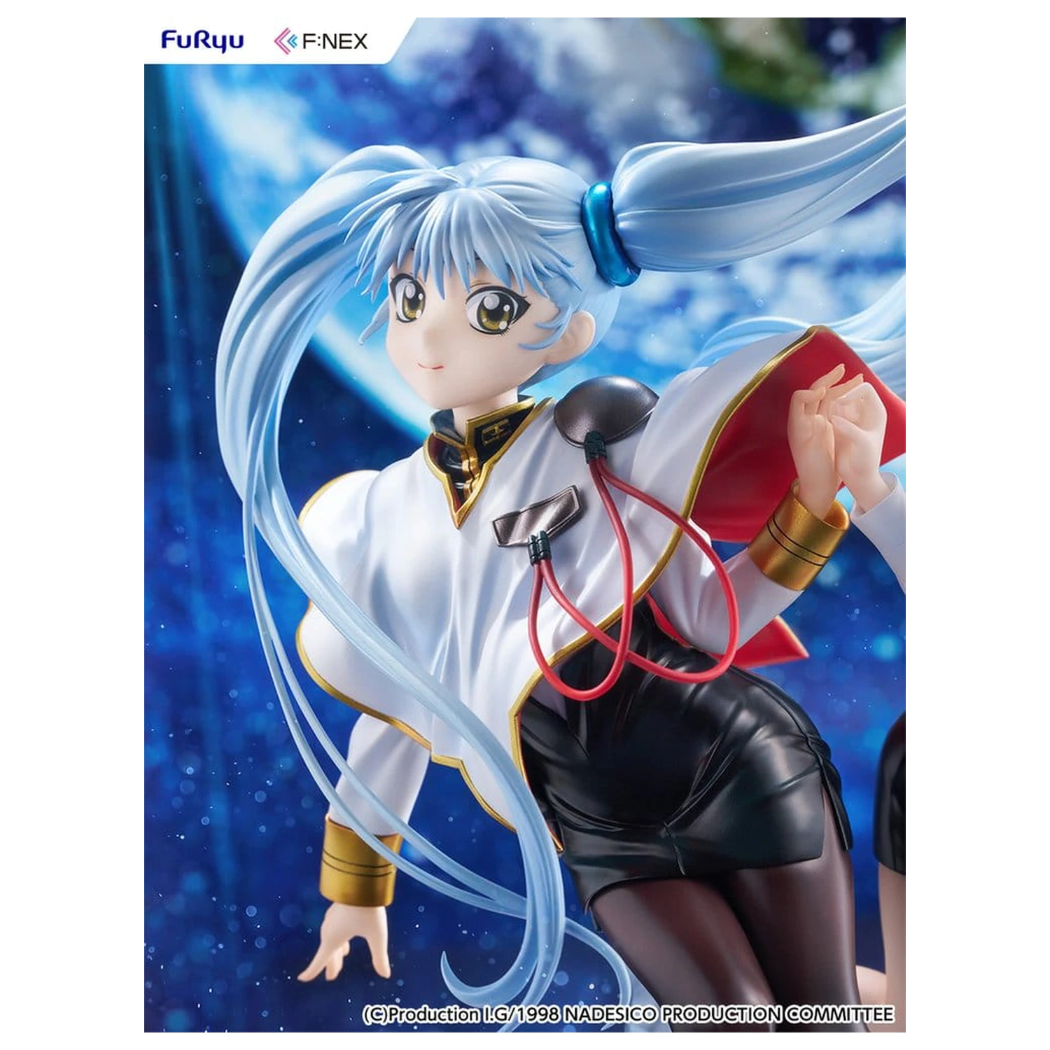 Nadesico the movie The prince of darkness PVC figura 1/7 Ruri Hoshino double ruriruri Ver. 22 cm fotografija izdelka