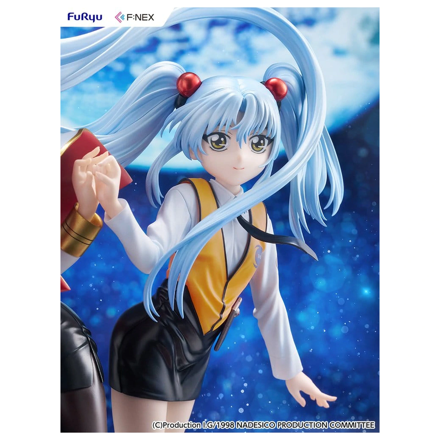 Nadesico the movie The prince of darkness PVC figura 1/7 Ruri Hoshino double ruriruri Ver. 22 cm fotografija izdelka