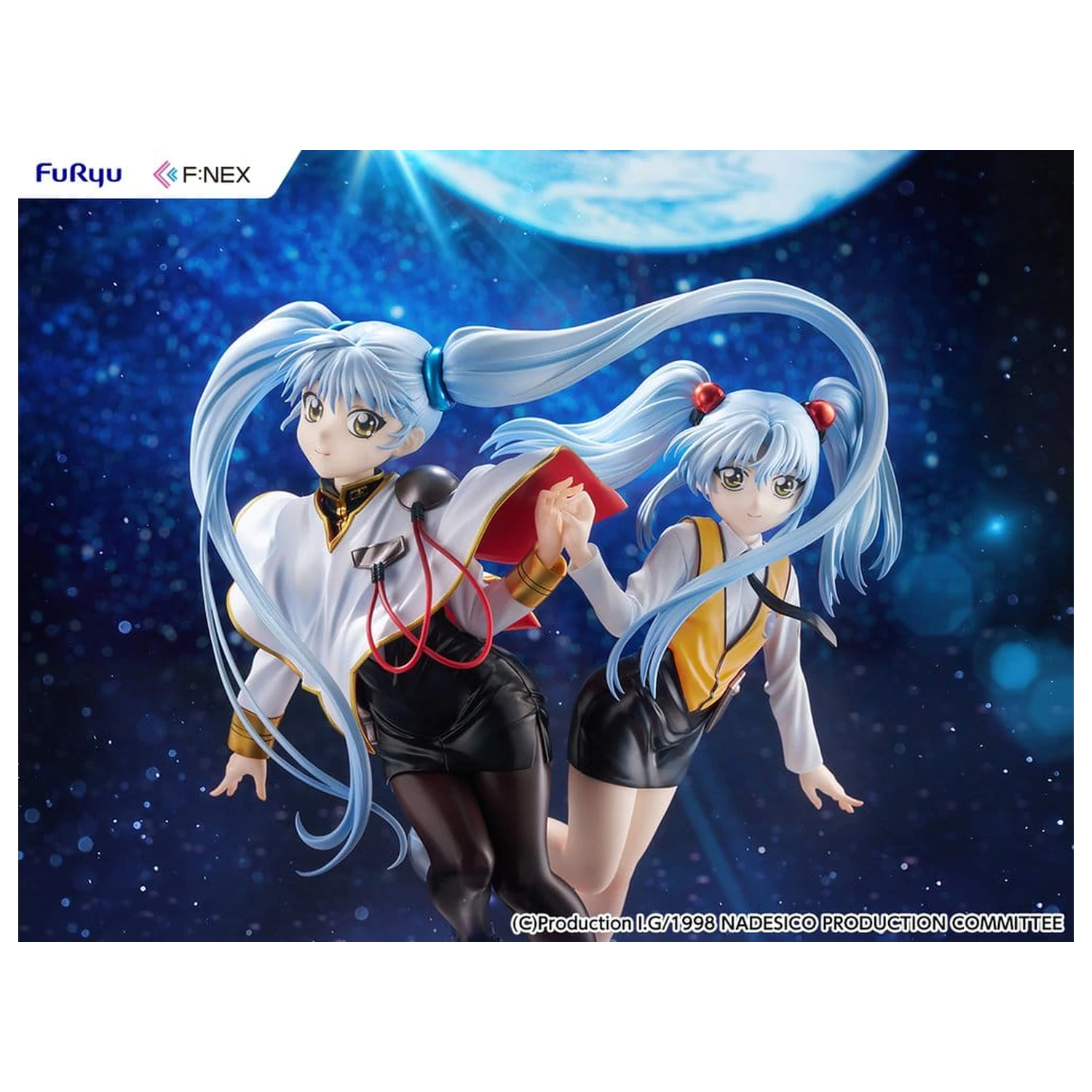 Nadesico the movie The prince of darkness PVC figura 1/7 Ruri Hoshino double ruriruri Ver. 22 cm fotografija izdelka