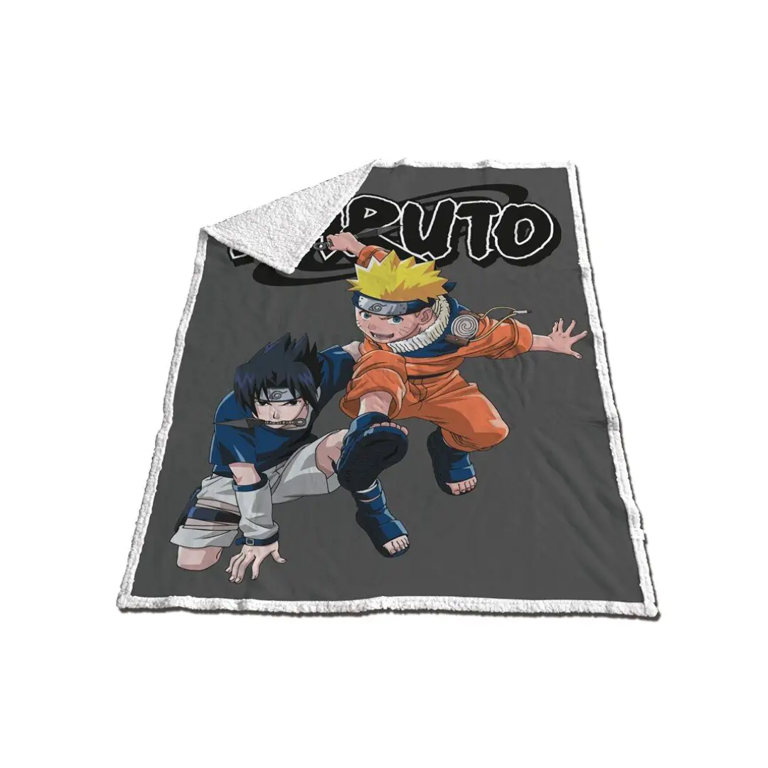 NARUTO Sherpa odeja 120x150cm Naruto & Sasuke fotografija izdelka