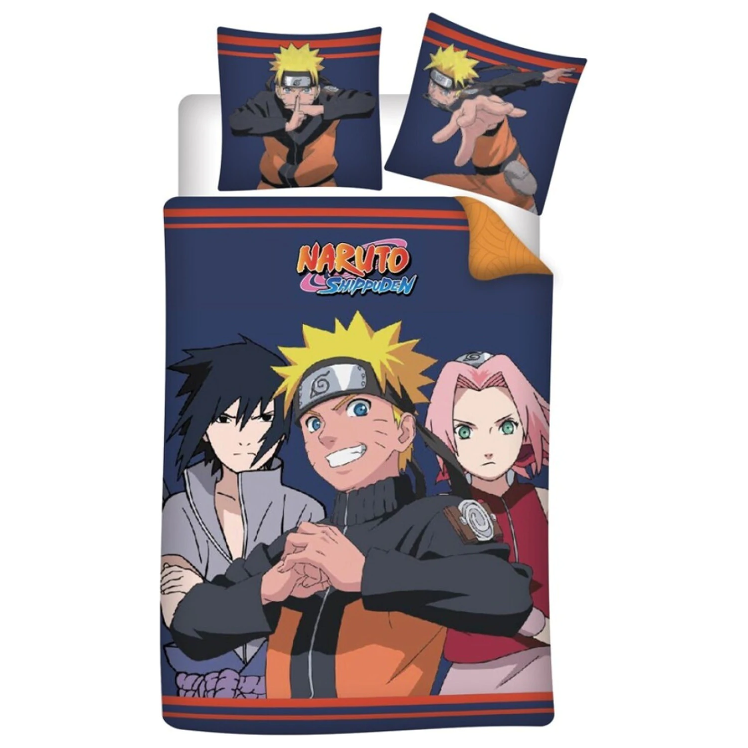 Naruto Confident Trio Prevleka za odejo fotografija izdelka