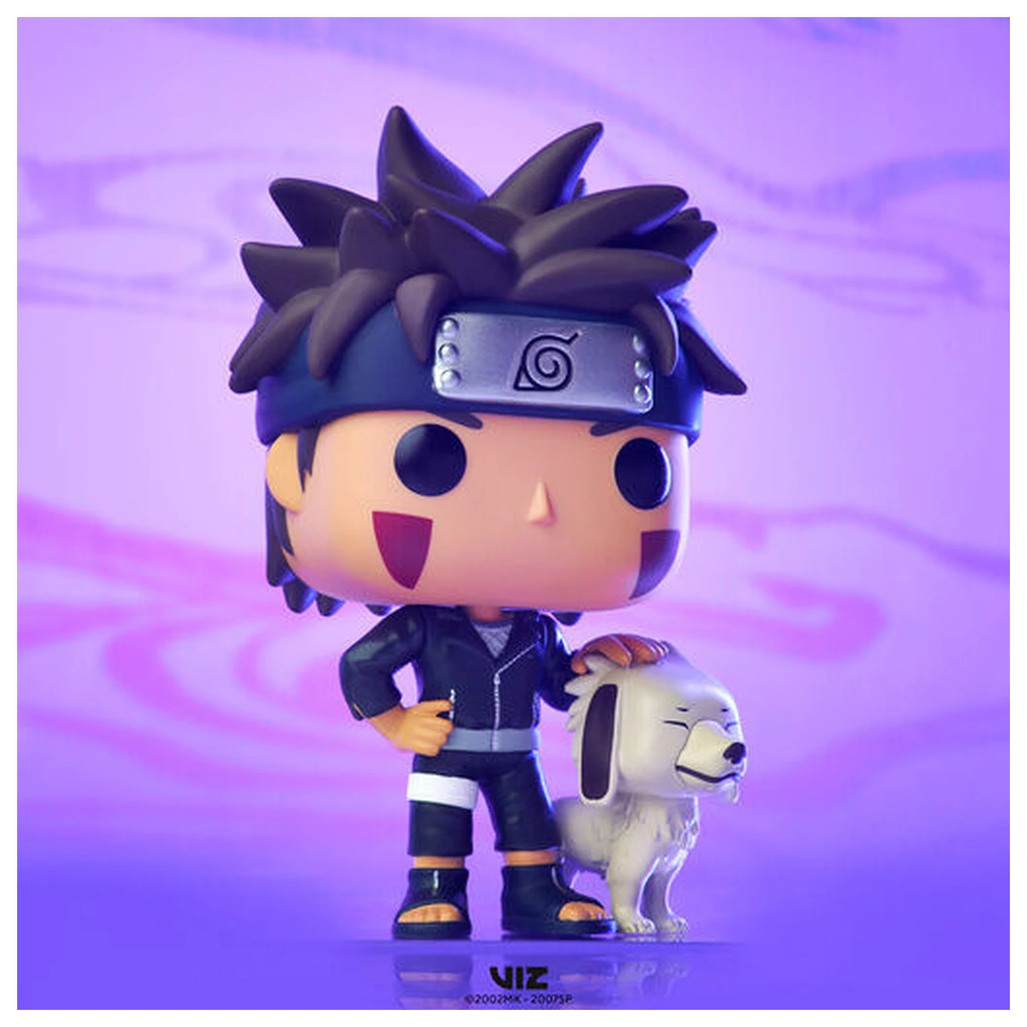 Naruto POP! Animation Vinilna Figura Kiba w/Akamaru 9 cm fotografija izdelka