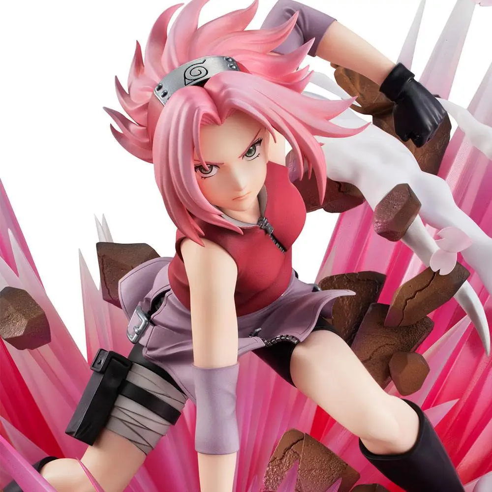 Naruto Gals PVC Kip DX Haruno Sakura Verzija 3 27 cm fotografija izdelka