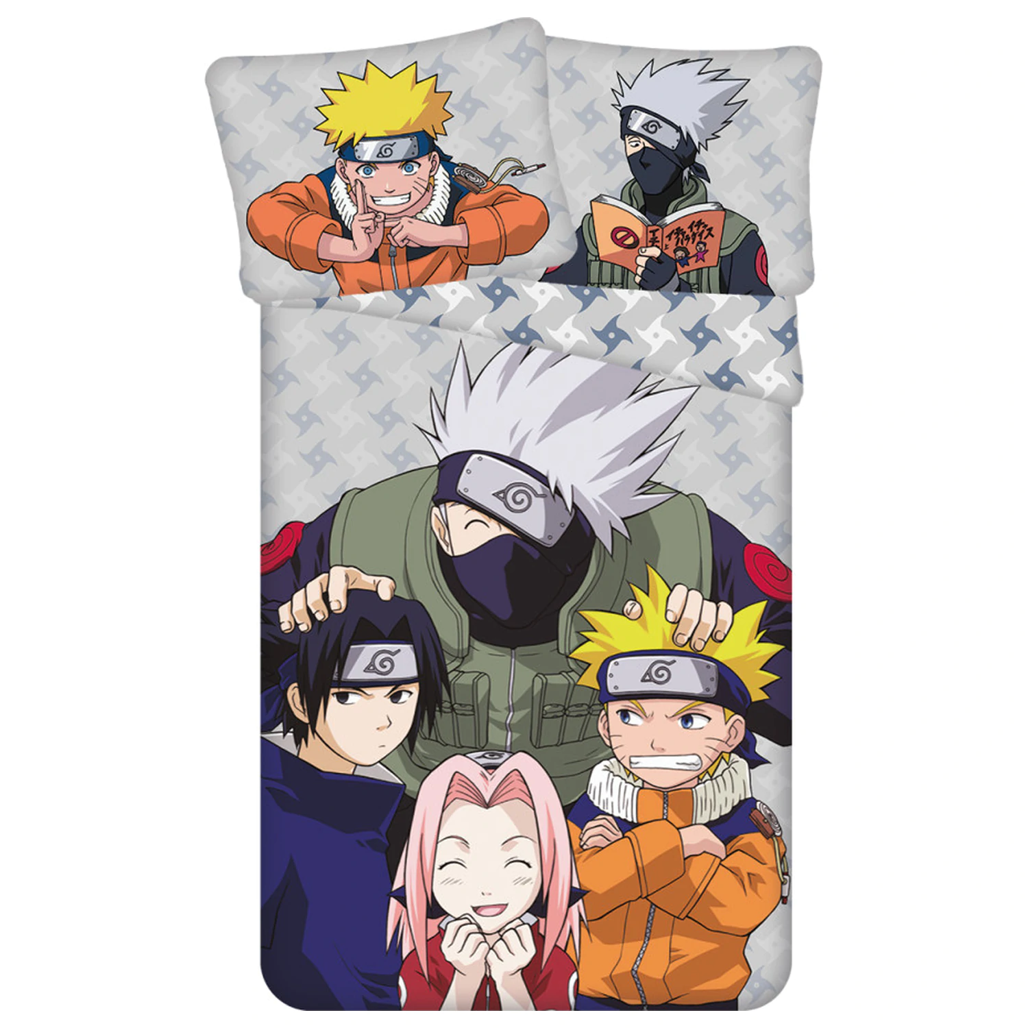 Naruto siva prevleka za odejo fotografija izdelka