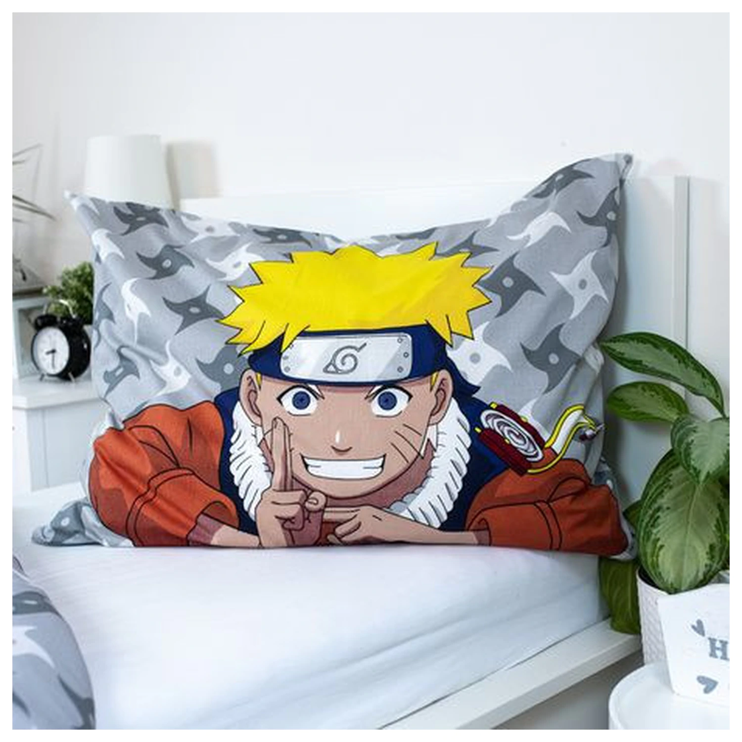 Naruto siva prevleka za odejo fotografija izdelka