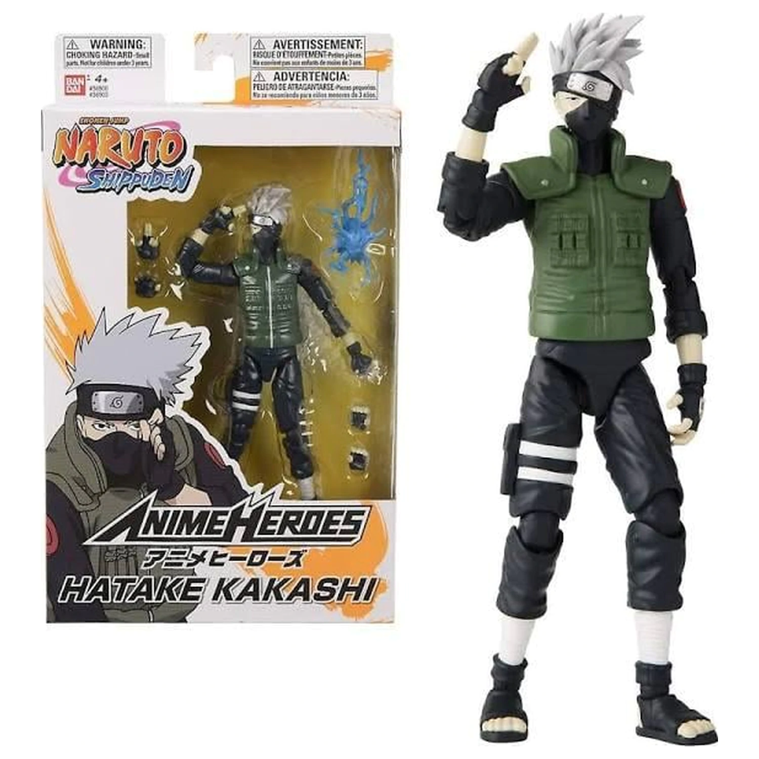 Naruto Hatake Kakashi Figurica Anime Heroes 17cm fotografija izdelka