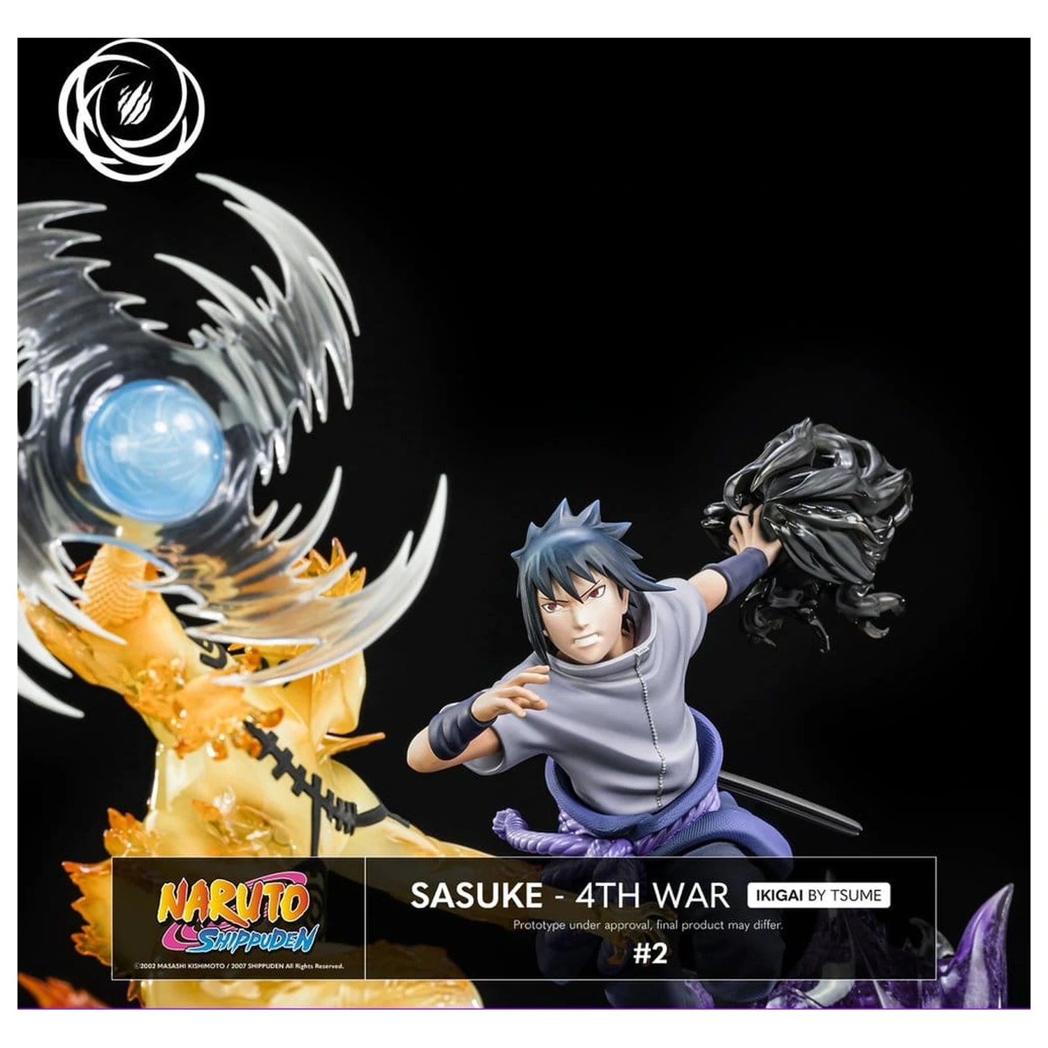 Naruto IKIGAI Figura 1/6 Sasuke Fourth Great Ninja War fotografija izdelka