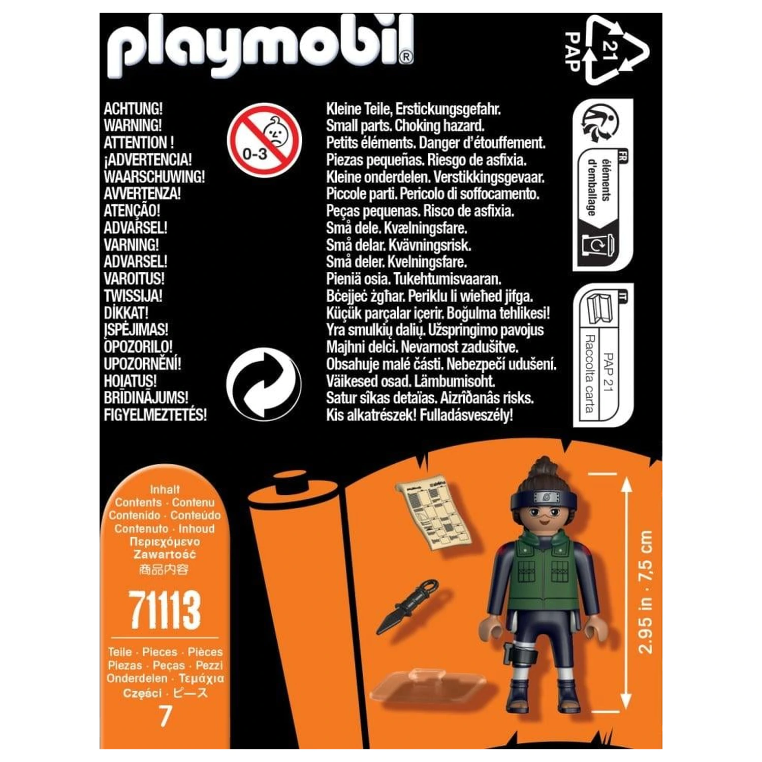 Naruto Iruka Playmobil figurica fotografija izdelka