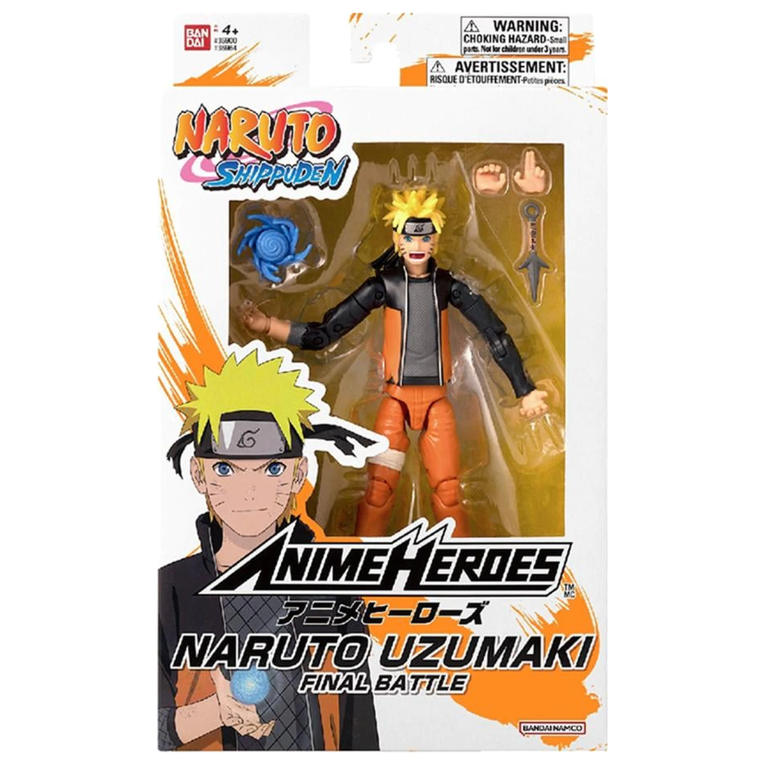 NARUTO Naruto "Final Battle" Figura Anime Heroes 17cm fotografija izdelka