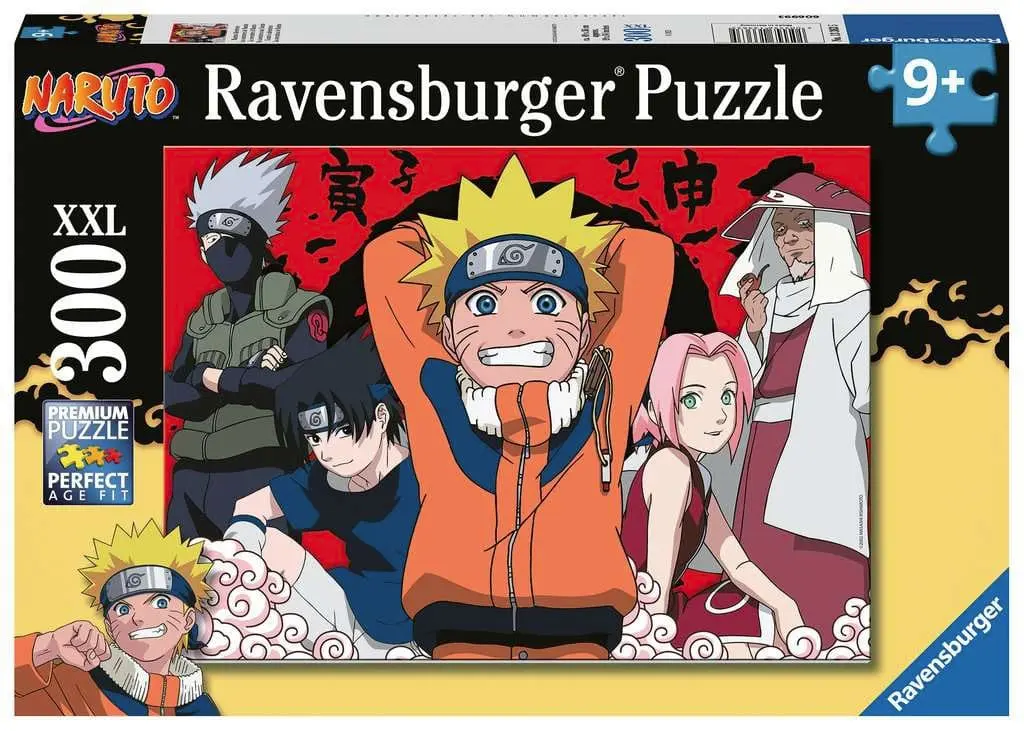 Naruto Otroške Jigsaw puzzle XXL Naruto's Adventures (300 kosov) fotografija izdelka