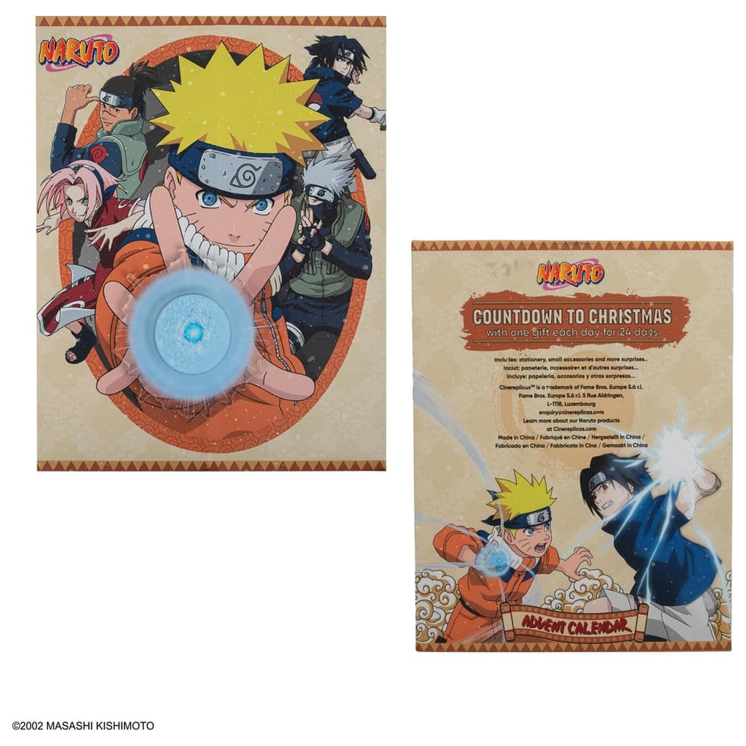 Naruto Adventni koledar Rasengan 2026 fotografija izdelka