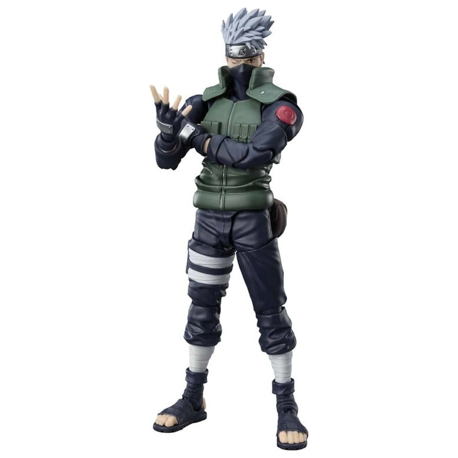 Naruto S.H.Figuarts akcijska figura Kakashi Hatake -The famed Sharingan Hero- 16 cm fotografija izdelka