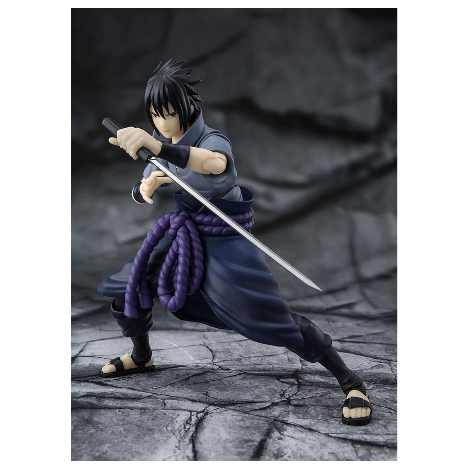Naruto S.H.Figuarts akcijska figura Sasuke Uchiha Solitary Shinobi 15 cm fotografija izdelka