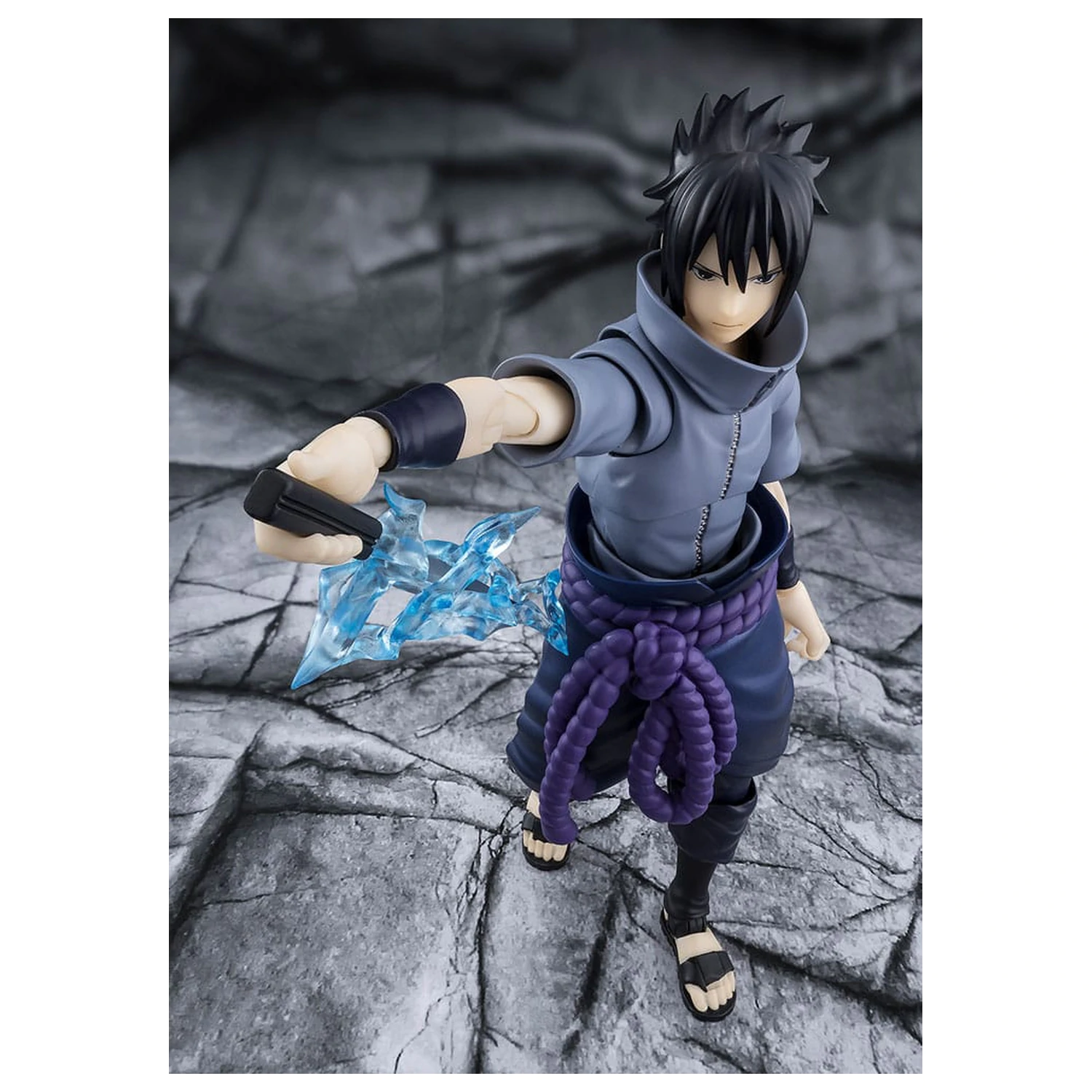 Naruto S.H.Figuarts akcijska figura Sasuke Uchiha Solitary Shinobi 15 cm fotografija izdelka