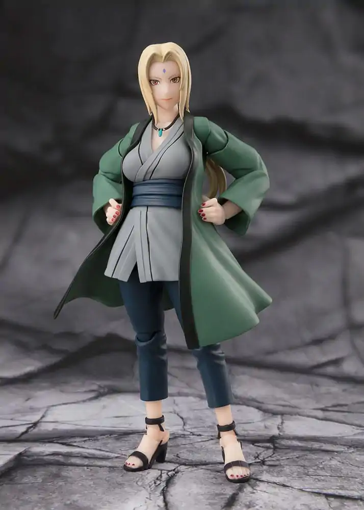 Naruto S.H.Figuarts akcijska figura Tsunade The legendary Medical Ninja 14 cm fotografija izdelka