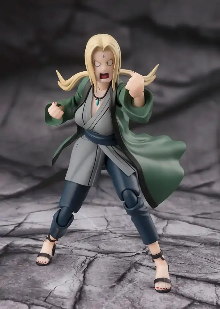 Naruto S.H.Figuarts akcijska figura Tsunade The legendary Medical Ninja 14 cm fotografija izdelka
